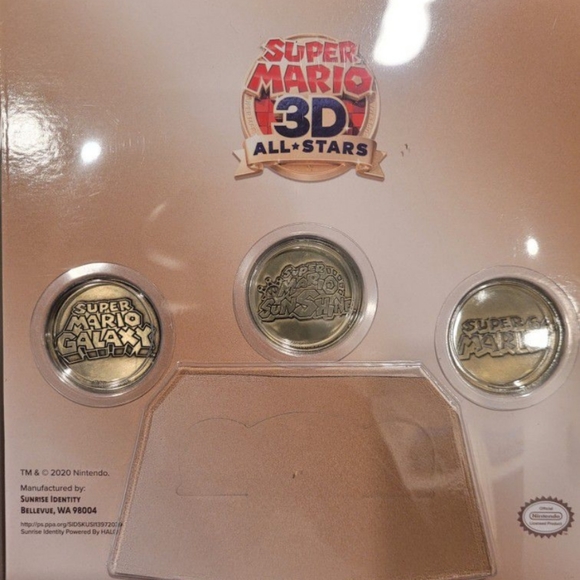 Three piece super Mario Bros bros collectible coin set. Free shipping - Picture 10 of 11